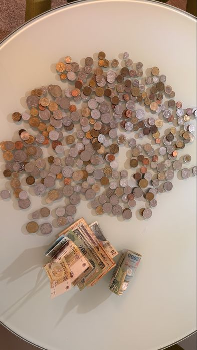Monede vechi diferite tari si ani