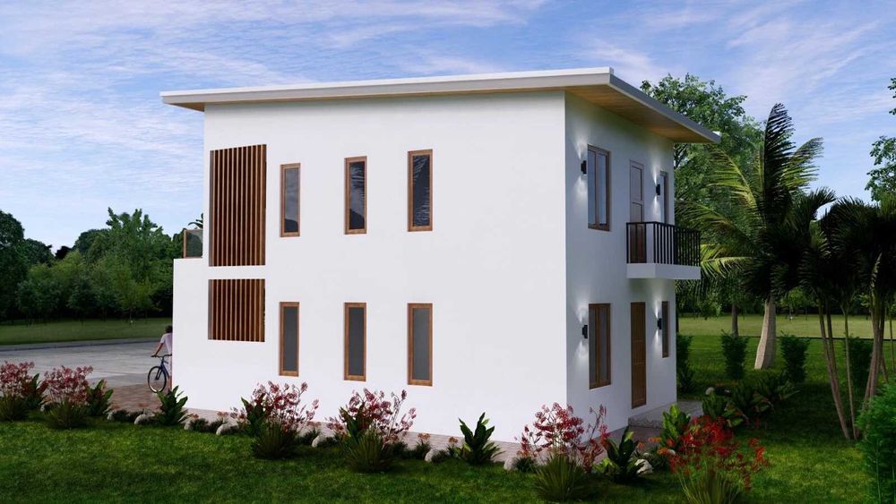 НА ИЗПЛАЩАНЕ - Двуетажна сглобяема къща с 4 спални, 108 кв. м