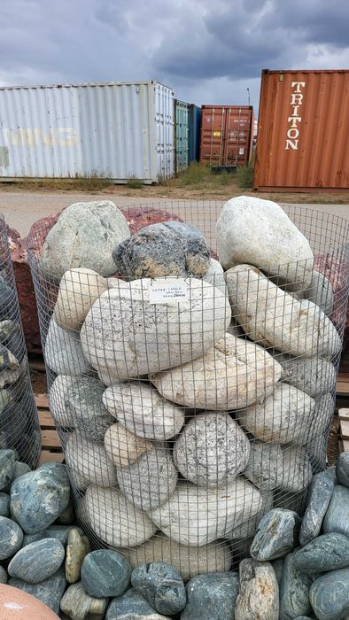 Мраморная крошка, галька, речная морская галька, камни для ландшафта