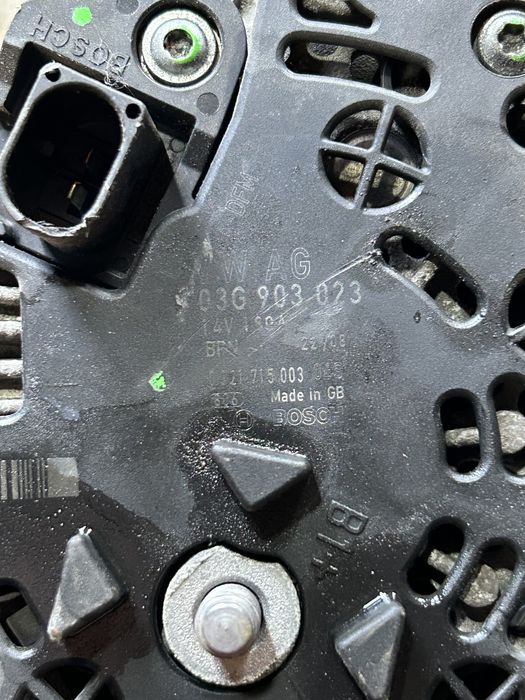 Alternator cod 03G903023, Vw Caddy 3, 1.9tdi, BLS