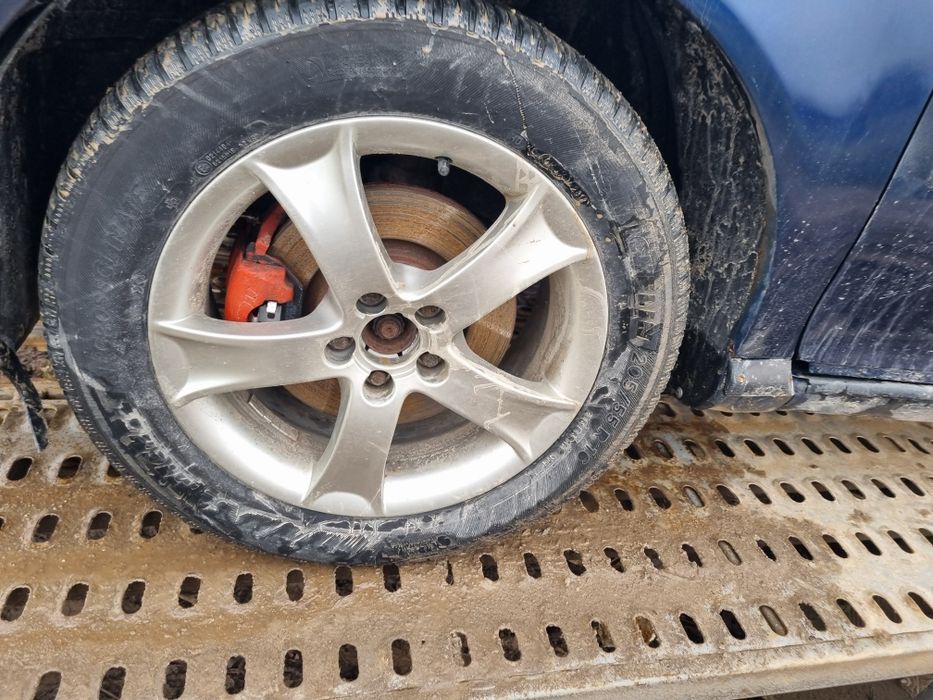 Джанти 5х100х16  с зимни гуми Ауди А3 Голф 4 Шкода Боро