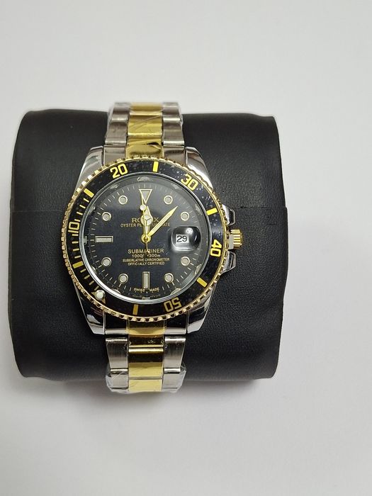 Ceas bărbătesc Golden Black  Submariner, quartz