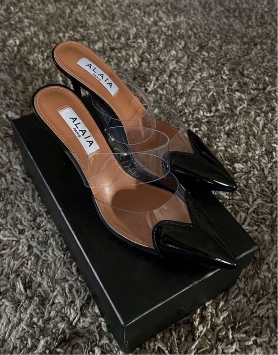 Pantofi Alaia Coeur piele pe comanda