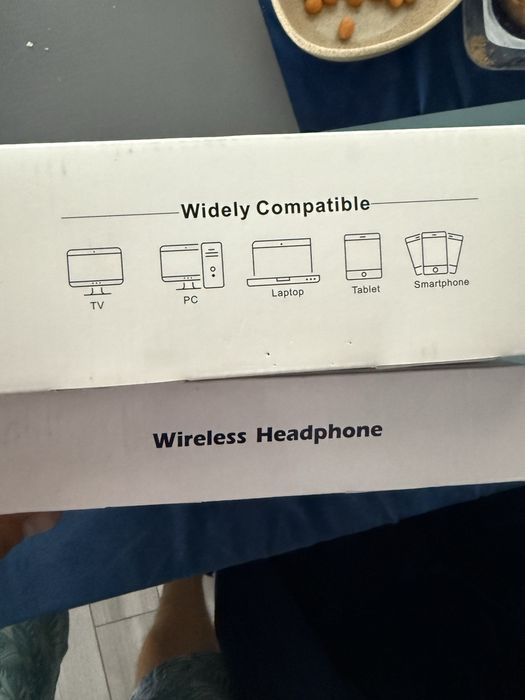 Casti tv sigilate wireless bluetooth transmitter+dac sau jvh-770v