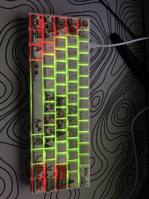 Tastatura santa qwerty key