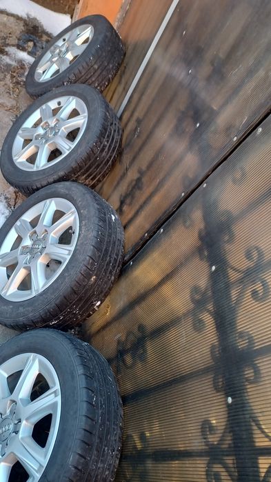 Jante magneziu 5x112  audi pe 16 cu cauciucuri Import Germania