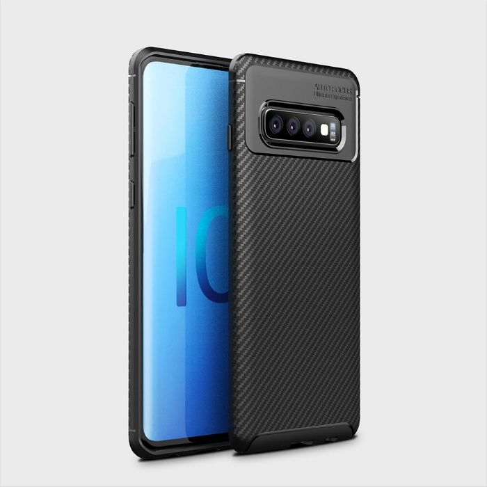 Samsung S9 S9 PLUS S10 10 Plus - Husa Autofocus Line Silicon Neagra