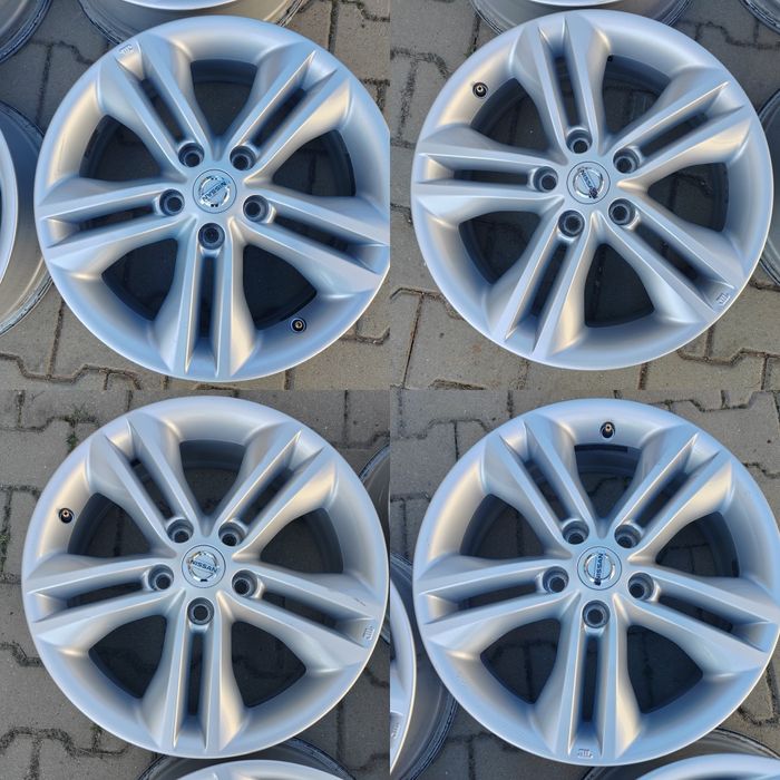 Jante R17 5x114,3 Nissan Qashqai Juke Qashqai +2 Leaf Dacia Duster Bigster 

Specificații tehnice :
Prindere: 5x114,3 
Latime: 6,5 J 
Offset (ET): 40