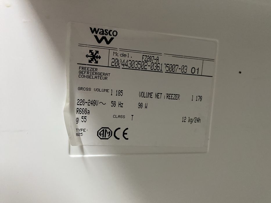 Фризер Wasco FZ207-A 185 l