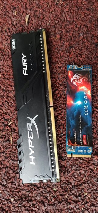 Fury HyperX и Ssd 256gb M.2