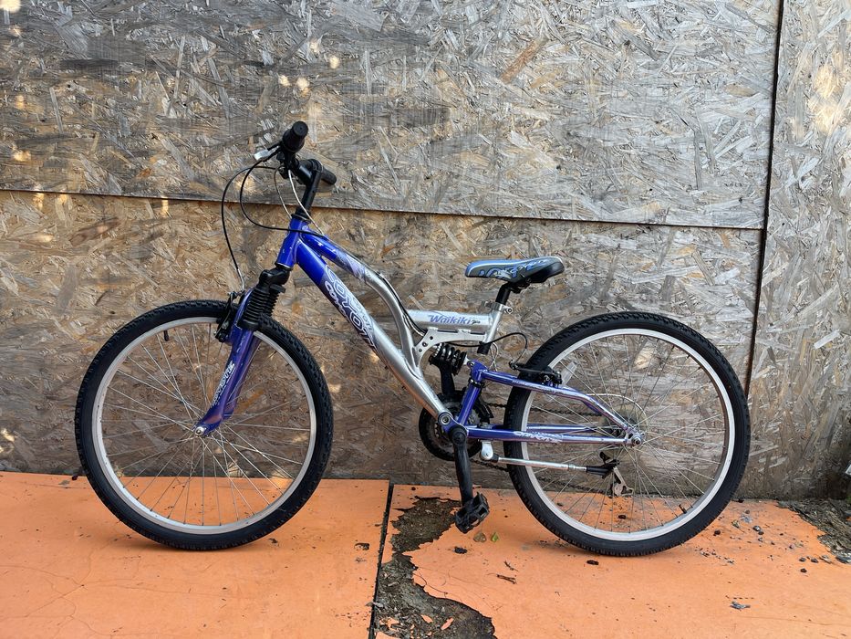 Bicicleta coyote cadru aluminiu cu suspensii roti 24”