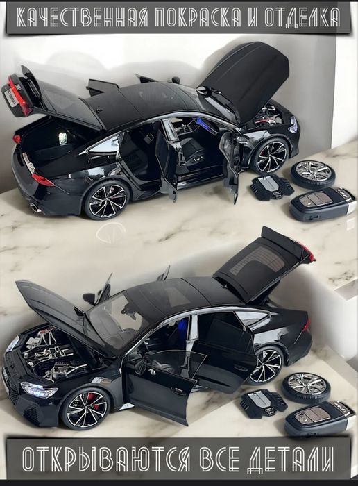 Детская игрушка - Audi RS7 масштаб 1:18
