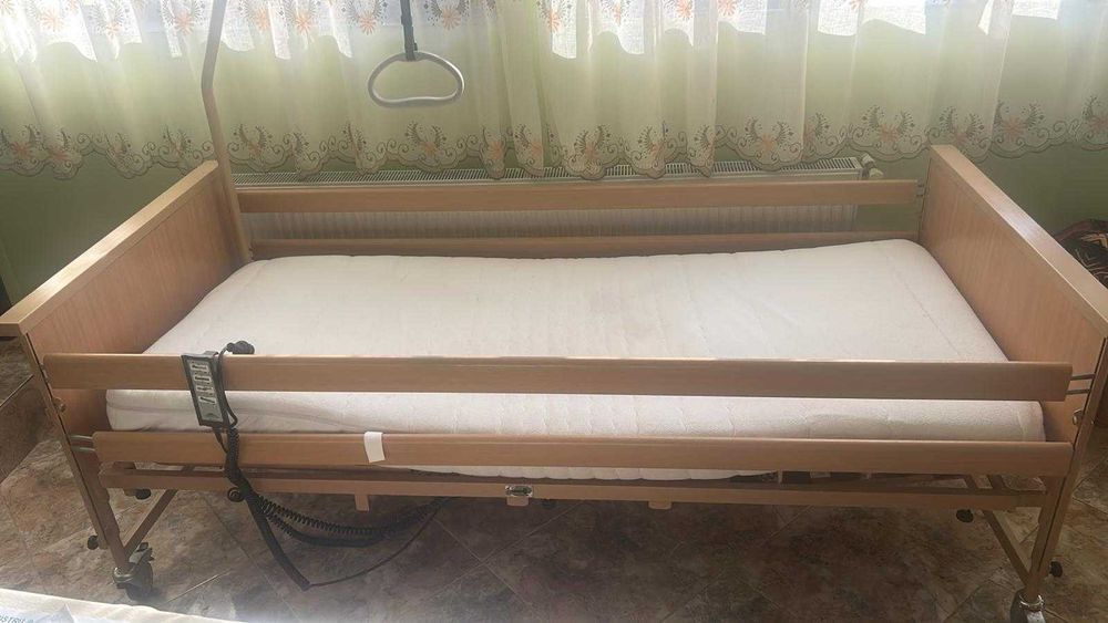 Pat electric bolnavi telecomanda reglabil inaltime/sectiuni 4 motoare