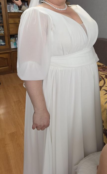 Rochie de mireara SH marime mare ajustabila