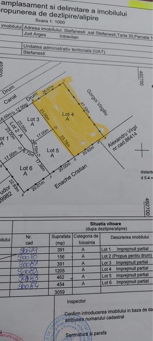 Teren Stefanesti pasarela