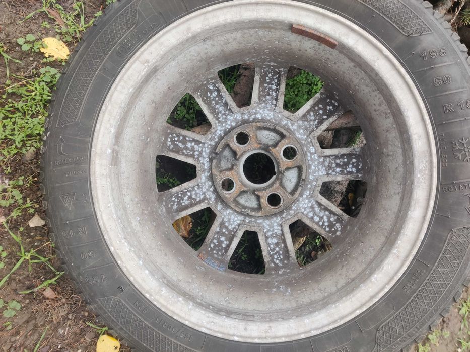 4 jante 15" Ford 4x108 cauciucuri de iarna