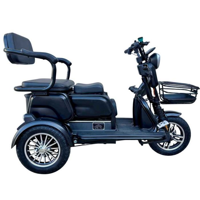 Tricicleta Electrica Triciclu Fara permis CIV RAR inclus 2 Locuri Baterie 20Ah Viteza maxima 25km/h
