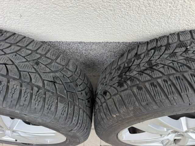 Jante Audi A4,A5,A6 Fara defecte cu anvelope bunede iarna Dunlop