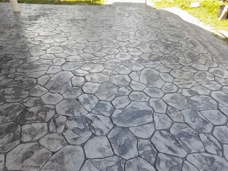 Beton amprentat / elicopterizat / amprentat vertical