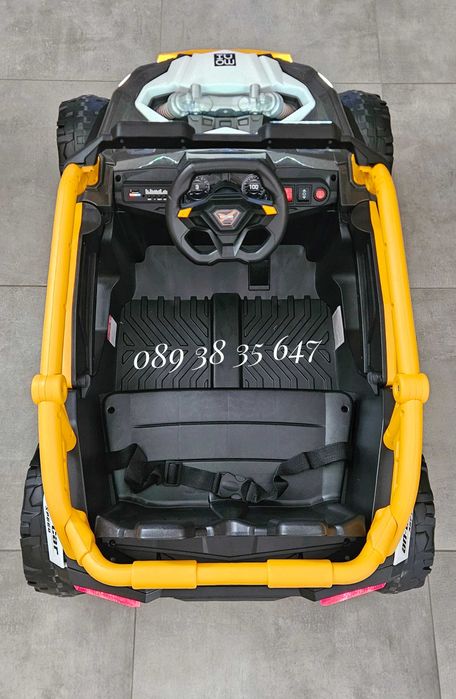 ТОП ЦЕНА!НОВО!Акумулаторен джип 4x4 Kansas WHITE с 24Vбатерия,EVA гуми