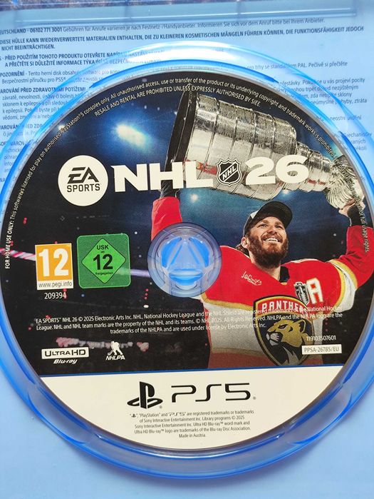 Игра NHL26 для PS5, б/у