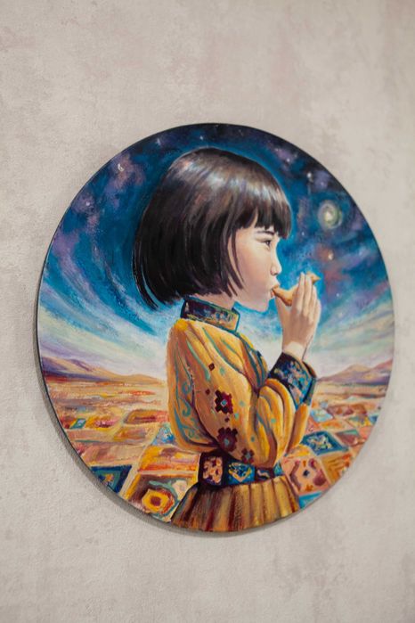 Картина маслом "Песнь степи"