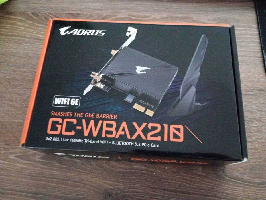 Placa de retea Gigabyte aorus gc wbax210 WI-FI 6E 2400Mbps