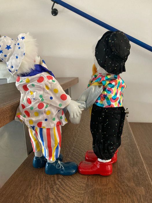 Clovni portelan cu muzicuta.