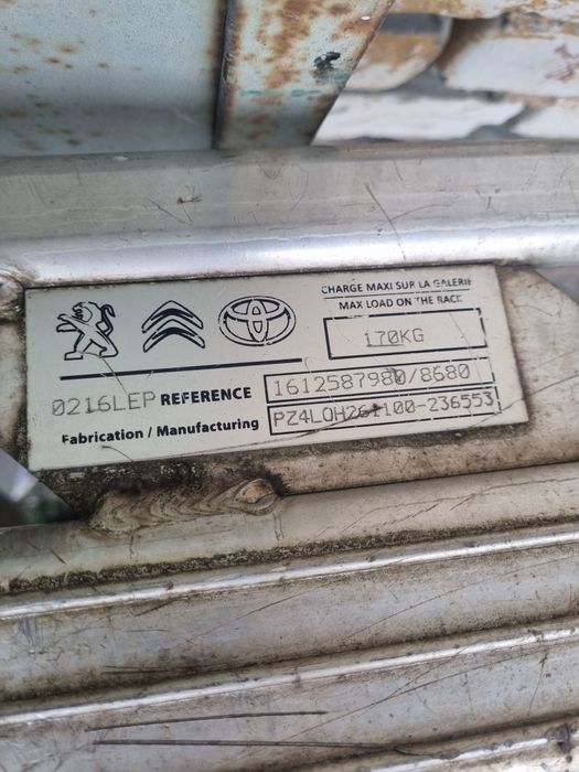 Portbagaj duba Citroen Peugeot Toyota