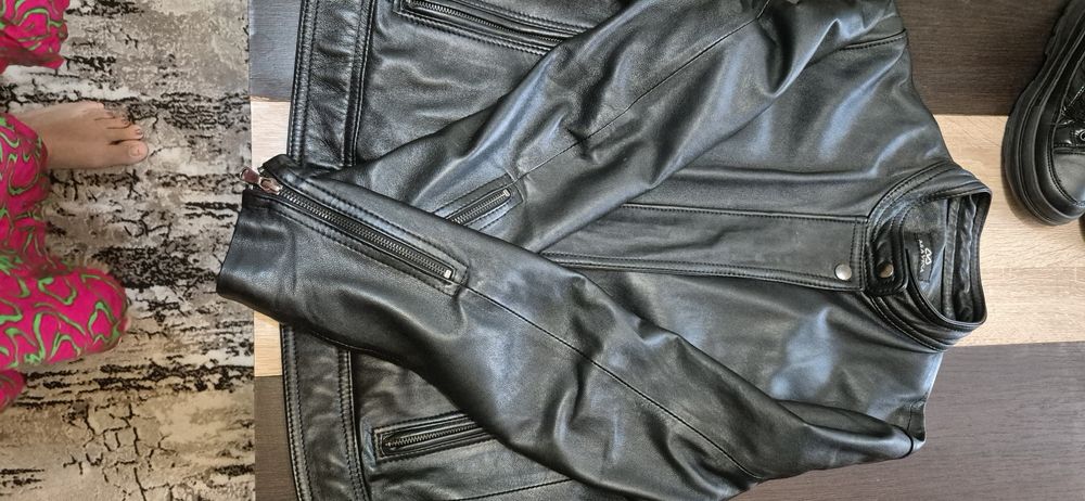 Geaca piele naturala xl,unisex