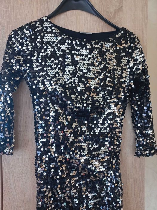 Рокля с пайети официална-парти рокли