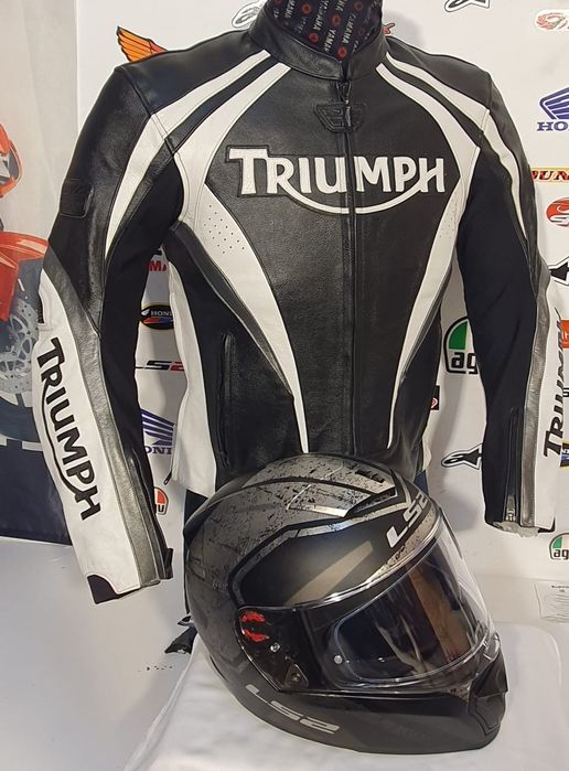 Costum moto din două piese