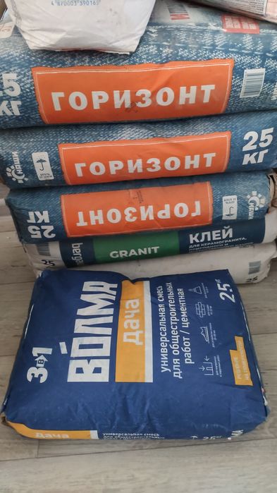 Цементная смесь , наливной пол , плиточный клей