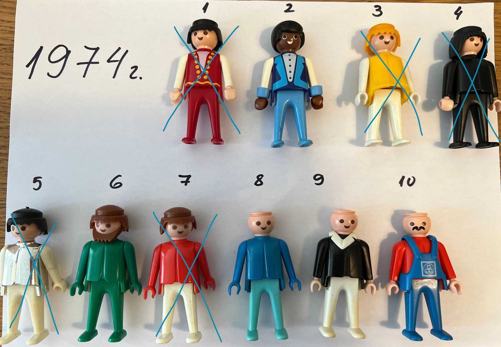 Playmobil Vintage Figures - Плеймобил винтидж фигури 1974-2012