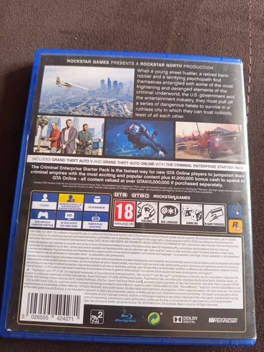 Grand Theft Auto 5 за ps4