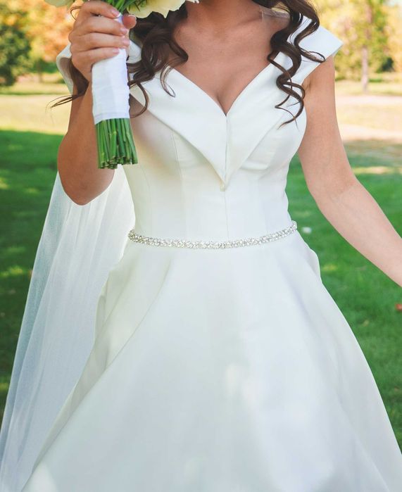 Сватбена булчинска рокля София Борисова Романтика Нова Колекция