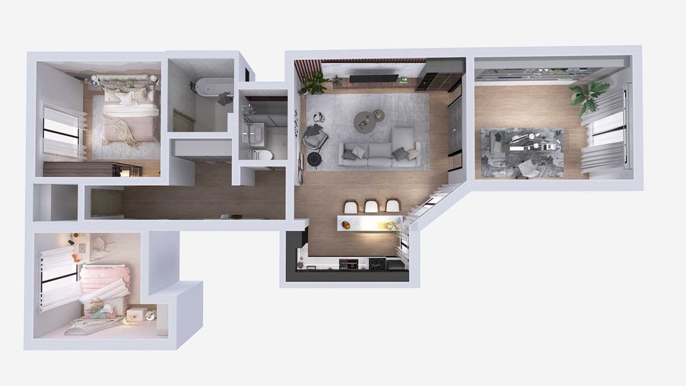 Design interior - Randari arhitecturale - Modele 3D