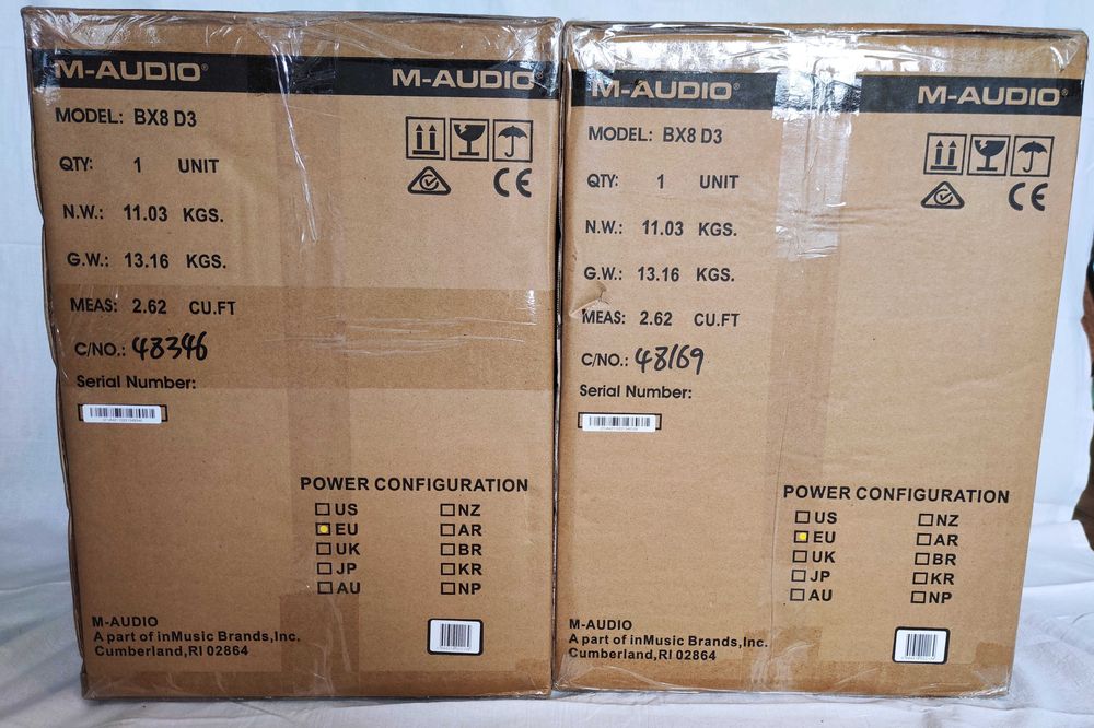 M-Audio BX8 D3 студийни монитори