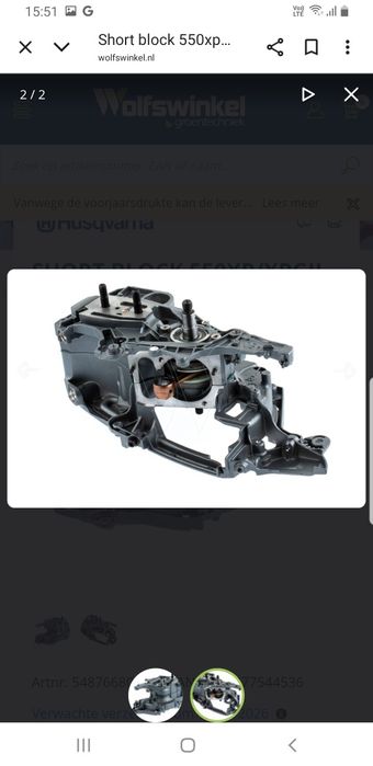 Vand bloc motor drujba
