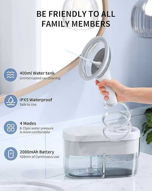 KAUGIC Електрическо средство за почистване на уши за възрастни и деца