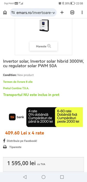 invertor voltronic axper vp 3kw