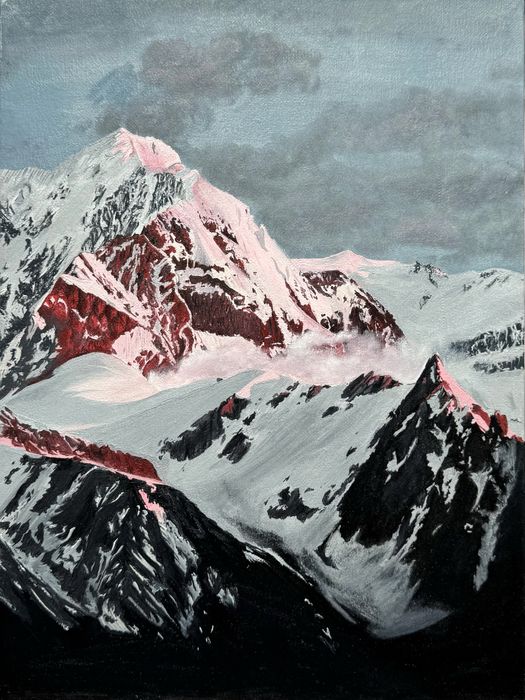 картина маслом горы