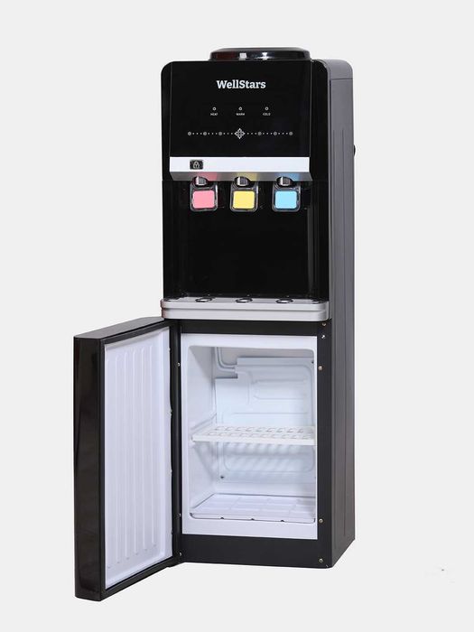 Кулер для воды Wellstars AFK 1707 WG с холодильным шкафом.