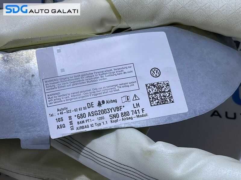Set Airbag - uri Cortina Stanga Dreapta VW Tiguan 2008 - 2012 Cod 5N0880742F 5N0880741F