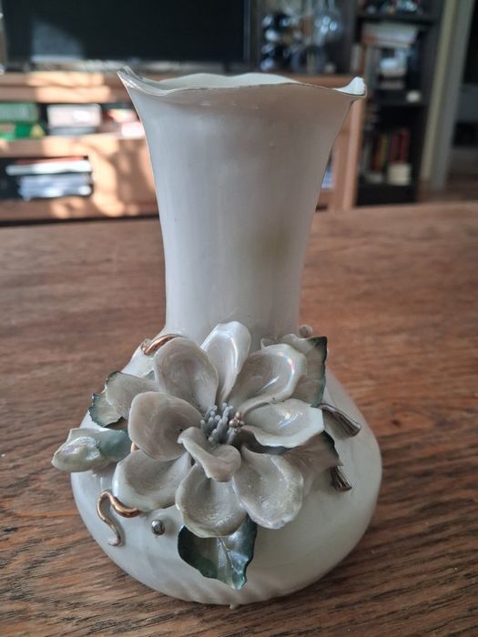 Vaza porțelan Alba Iulia handmade