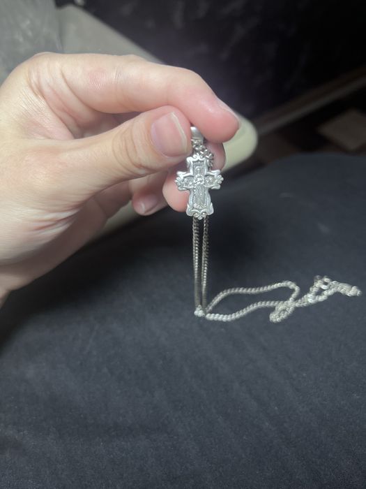 Серебряный крестик. Новый