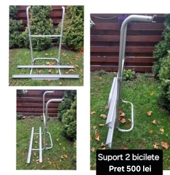 Suport 2 biciclete potrivite pentru protap sau spate rulota/autorulota