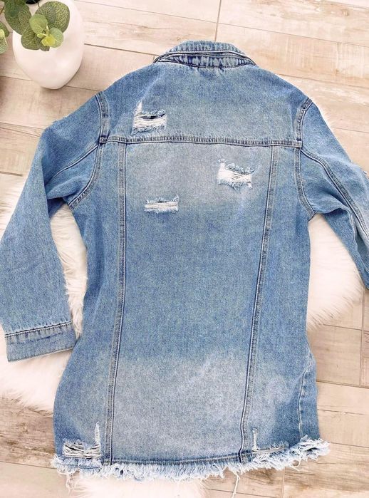 Дамско дънково яке