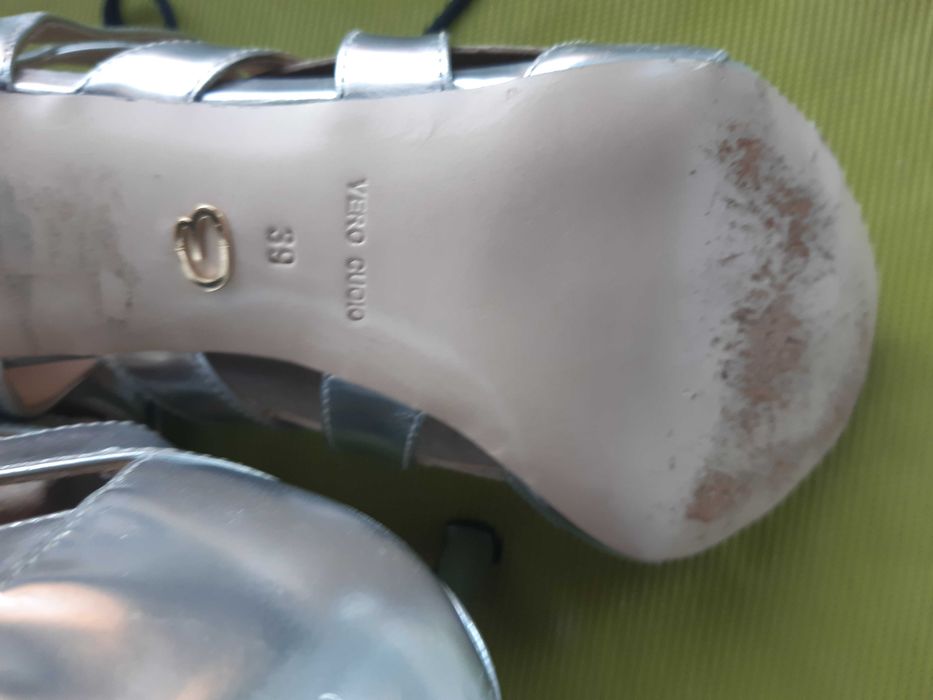 sandale argintii Cristhelen B, marimea 39