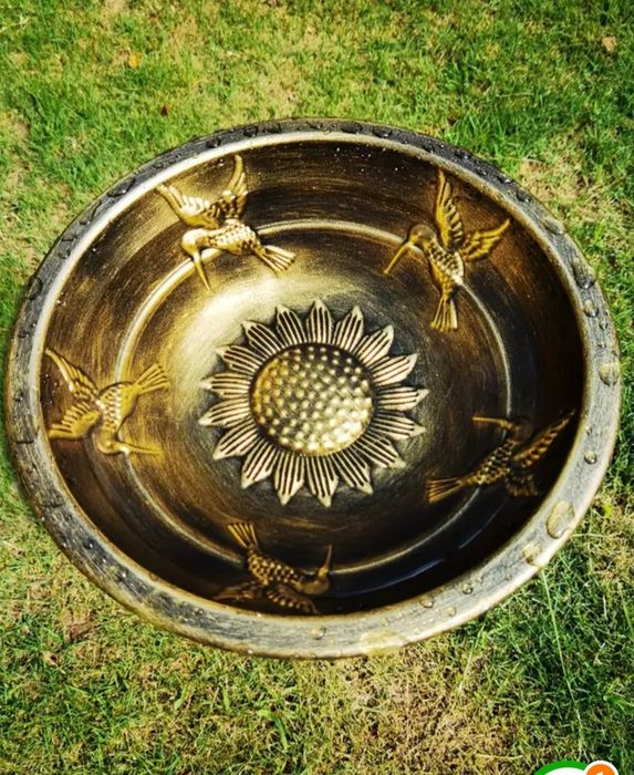 Тазик декоративный, с добавлением бронзы